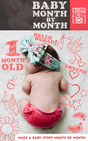 Baby Month by Month Photo Editor Screenshot 1