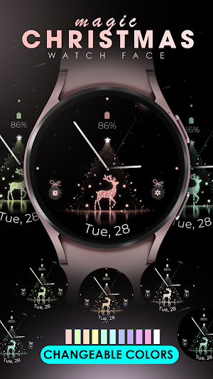 Magic Christmas watch face Screenshot 2