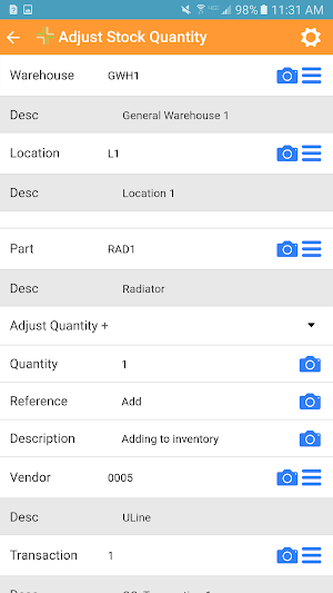Lucity 2.0 Warehouse Screenshot 3