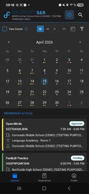 Facilitron S&R Screenshot 1