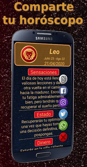 Horóscopo en Español 2020 Screenshot 0