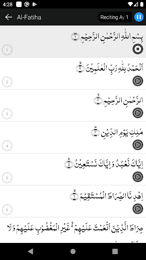 Al Quran Arabic +Audio Tilawat Screenshot 3