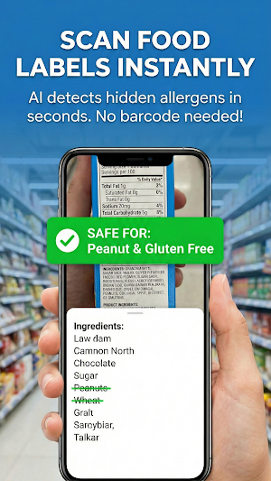 Allergy Lens: AI Food Scanner Screenshot 1