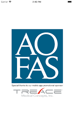 AOFAS Meetings Screenshot 0