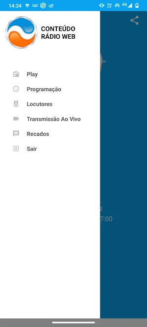 Conteúdo Rádio Web Screenshot 3