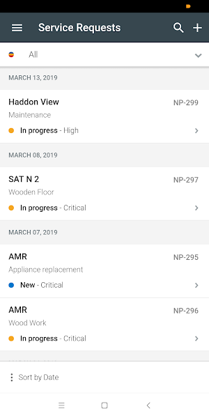 RealPage Commercial Mobile Maintenance Screenshot 1