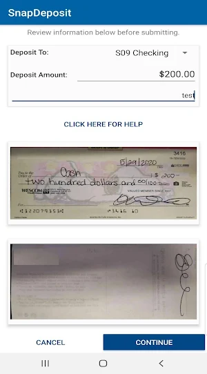 Wescom Credit Union Mobile Screenshot 2