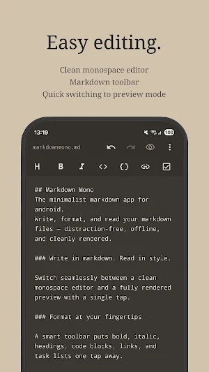 Markdown Mono Screenshot 1