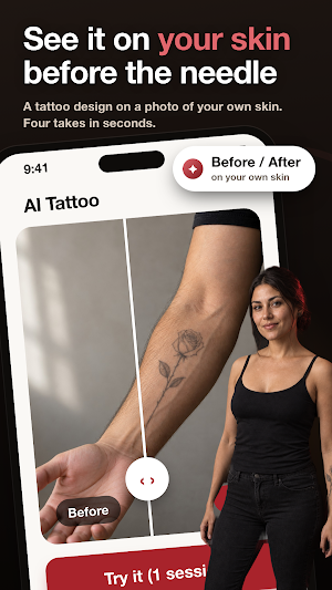 AI Tattoo: Tattoo Try-On Screenshot 0