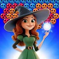 Spooky Bubble Pop: Witch's Gem