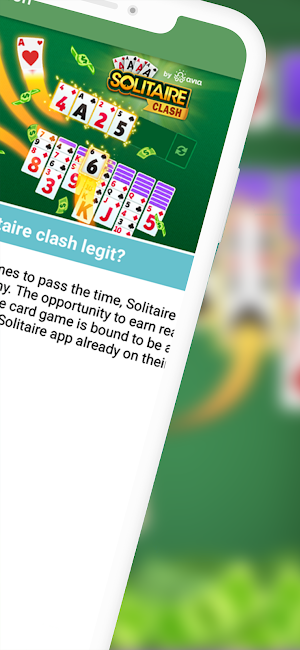 Solitaire Clash_Win Cash ayuda Screenshot 1