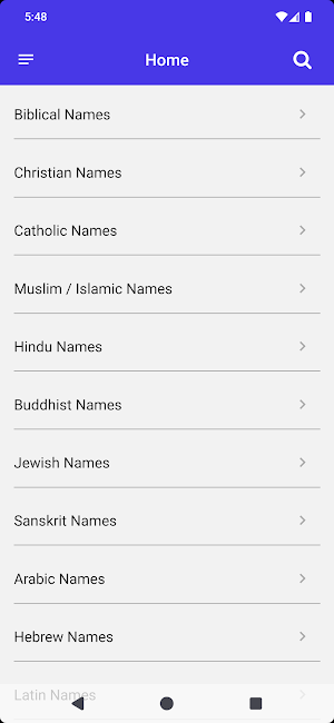 Names & Meanings (Name Ideas) Screenshot 0