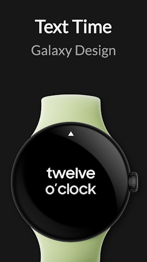 Text Time Watch Face Screenshot 2