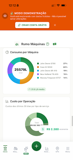 Rumo Maquinas Screenshot 1