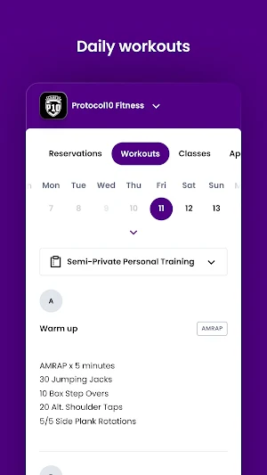 Protocol10 Fitness Screenshot 3