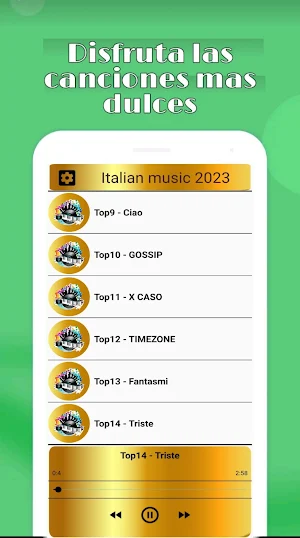 Italian music 2023 without net Screenshot 2