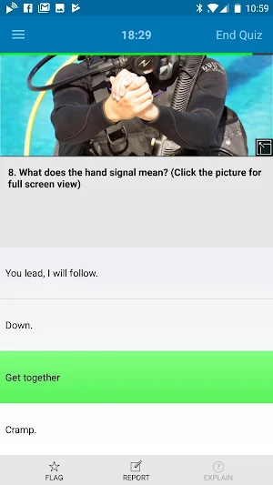 Scuba Exam Lite Screenshot 3