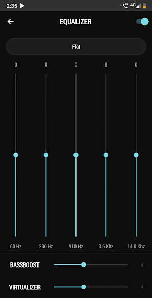 PowerAudio Free Music Player Screenshot 1