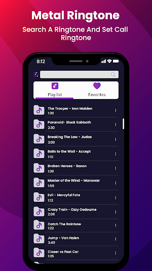 Heavy Metal Ringtone Screenshot 0