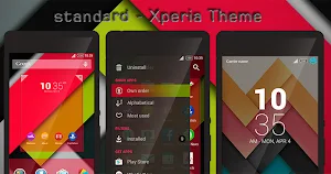 standard | Xperia™ Theme Screenshot 0