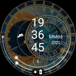 Clock Praga Animated WatchFace Screenshot 0