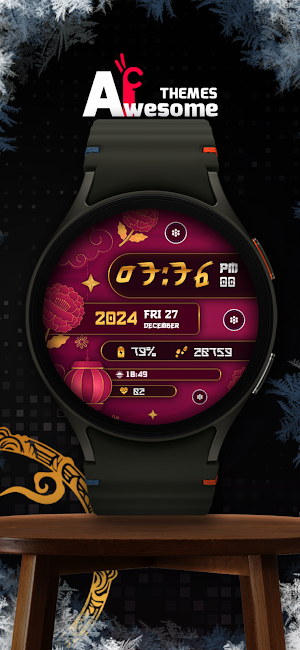 Lunaris - Digital Watch Face Screenshot 0