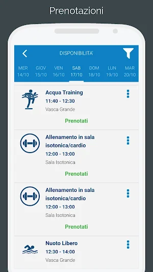 SportApp Screenshot 1