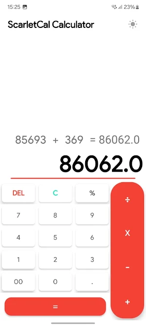 ScarletCal Calculator Screenshot 2