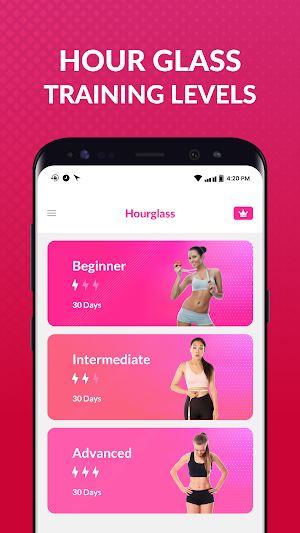 Butt & Leg Workout - HourGlass Female Fitness App Screenshot 0