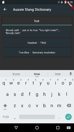 Aussie slang quiz-pro Screenshot 2