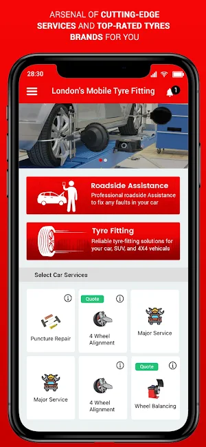 London’s Mobile Tyre Fitting Screenshot 0