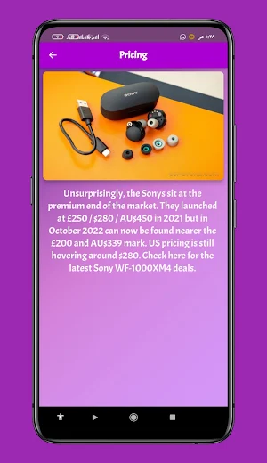 Sony WF-1000XM4 guide Screenshot 3