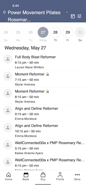 Power Movement Pilates Studio screenshot 2
