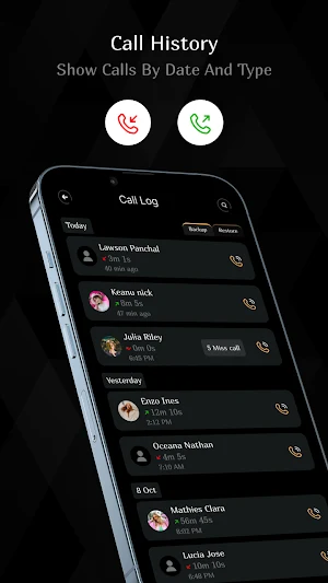 Call History Contacts Backup Screenshot 2