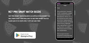 W27 Pro Smart Watch Guide Screenshot 1