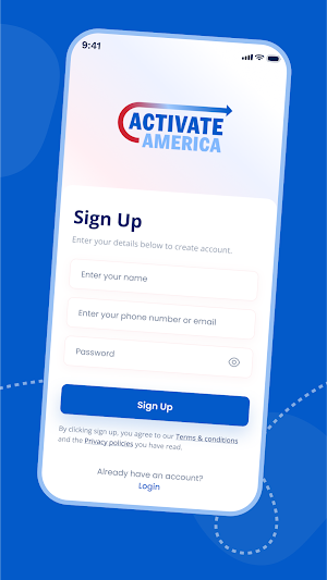 Activate America App Screenshot 1