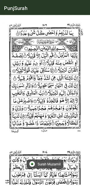 Panj Surah Screenshot 3