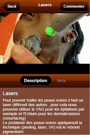 Dermatologue Peaux noires Screenshot 3