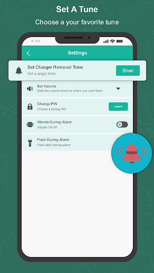 Charger Removal Alert Screenshot 1