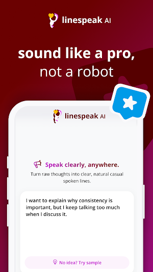 linespeak AI: Speakable Flow Screenshot 0