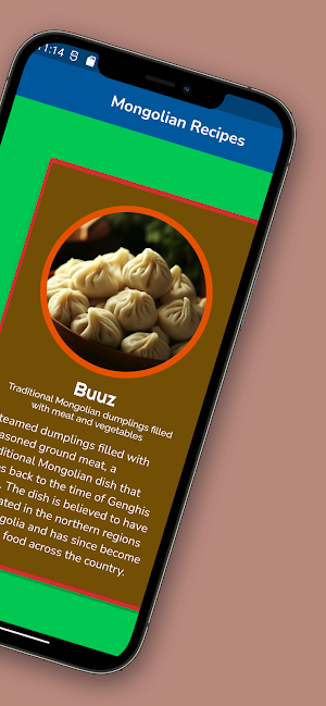 Mongolian Recipes Screenshot 1