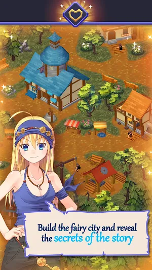 Fantasy town: Anime girls story Screenshot 0
