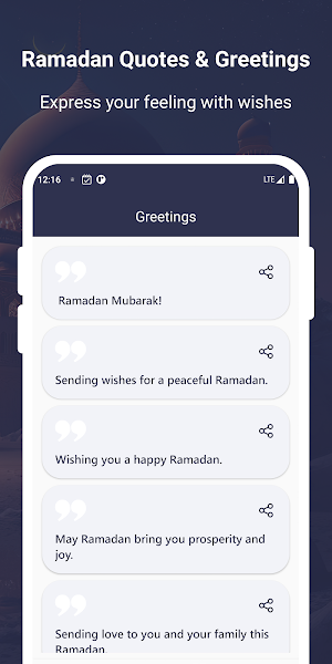 Ramadan Wallpapers & Greetings Screenshot 1