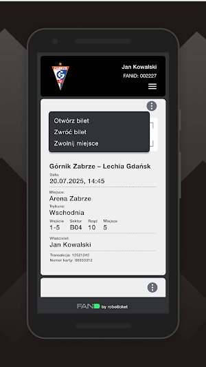 Bilety Górnik Zabrze Screenshot 3