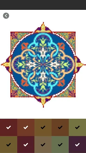 Super Mandala Coloring Book - Color By Number Screenshot 3
