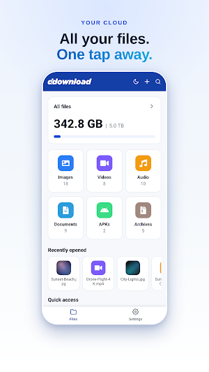 DDownload: Cloud Storage Screenshot 0