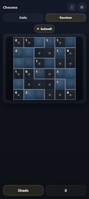 Chocona - Area Fill Puzzle Screenshot 0