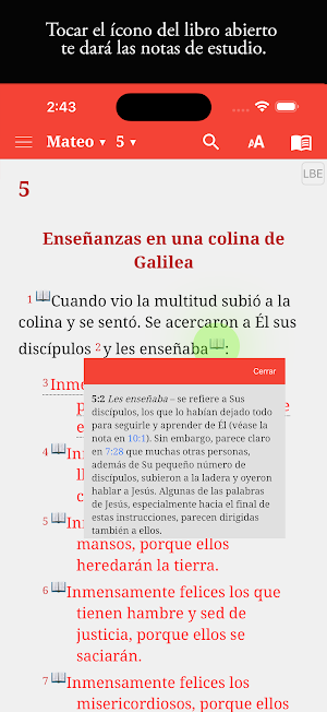 La Biblia de Estudio Screenshot 3