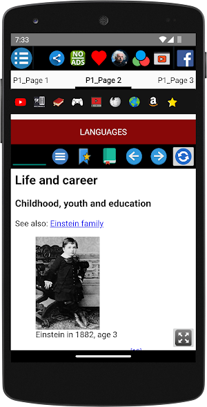 Albert Einstein - Biography Screenshot 2