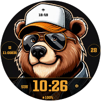 Trucker Cap Animals Watch Face